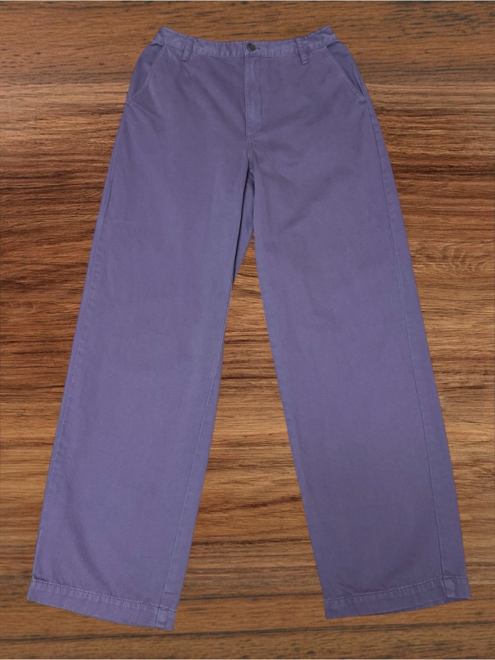 Aritzia Sunday Best Jaden Pant Size 8 Violet Haze High Rise Wide Leg Trouser